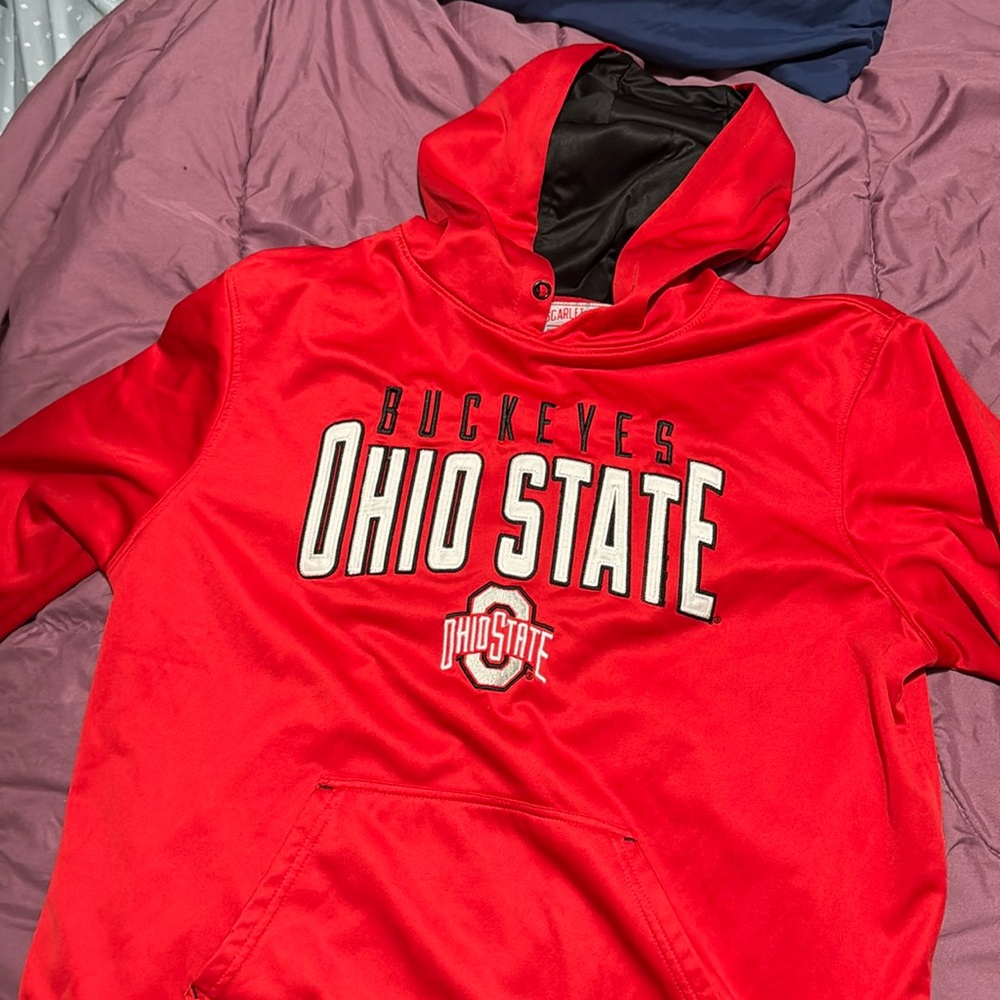 Men’s Ohio State buckeyes dry fit hoodie